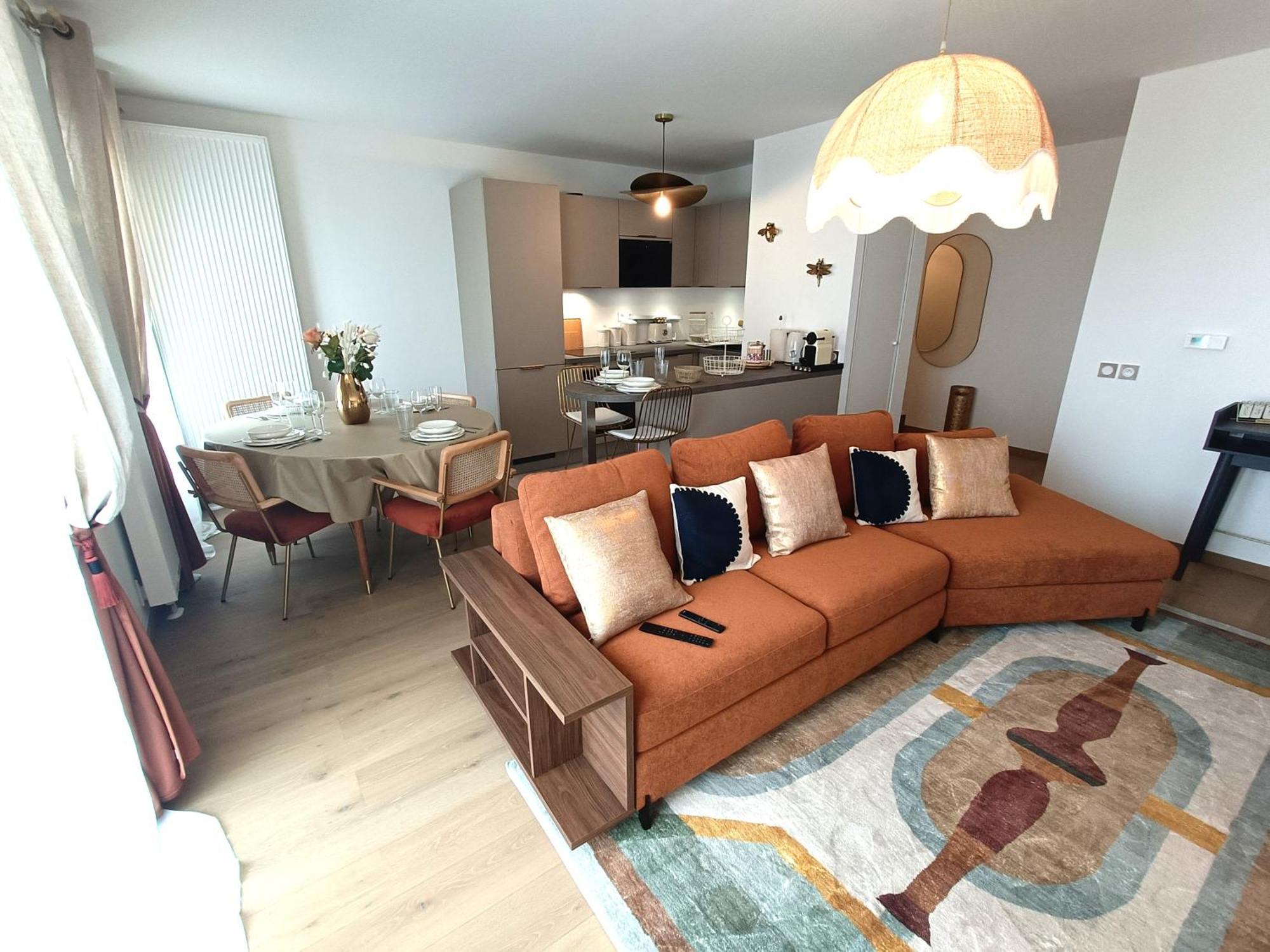 Appartement T3 Luxe Neuf 6p 2 Ch 2 Salle De Bain Parking Prive En Sous Sol Lit Bebe C105 *